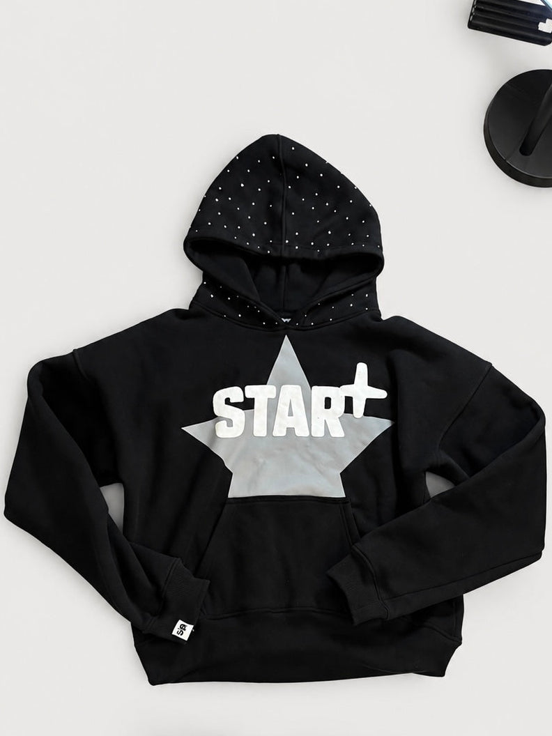 Puff Print “Lost and Found Star” PullOver Hoodie